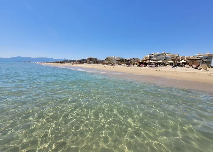 Canet-en-roussillon: T2 5 Pers, Vue Mer, Proche - Fr-1-794-109 *